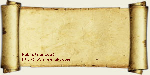 Jovana Vujanović vizit kartica